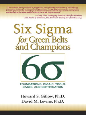 cover image of Six Sigma for Green Belts and Champions